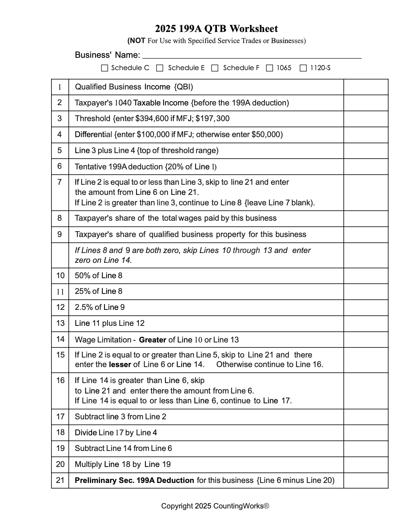03.24.37 Blank 2025 199A QTB Worksheet.1